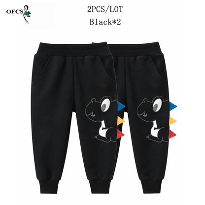 Children's Ankle-length Pants Spring Cartoon Pants Casual Kids Sports Pants 2-10Years Joggers Sweatpants Enfant Garcon Trousers