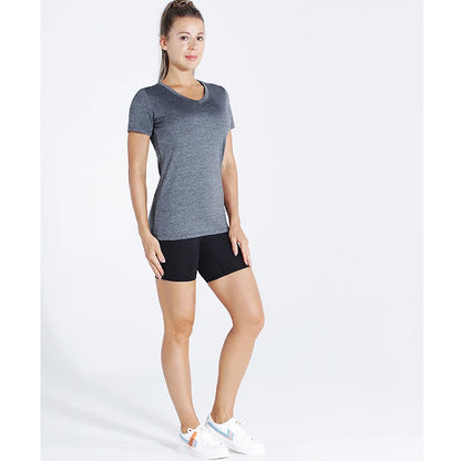 Women's Compression Workout Athletic Running Shirt