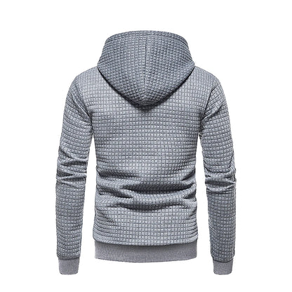 New men's hooded pullover fall casual Slim long-sleeved warm men's sweater knit sweater loose tops outdoor sports men's clothing