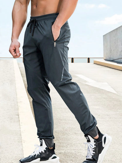 Men's Gym Pants Track Pants Summer Men Clothing Men Fashion Brand Casual Tracksuit for Mens Quick-drying Pants Sweatpants Jogger