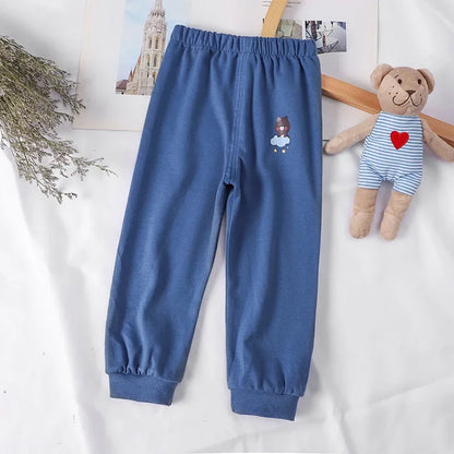 Cotton Children Pants 1 2 3 4 5 Years Baby Boys Girls Leisure Sport Pants Kids Trousers Toddler Sweatpants Dropshipping