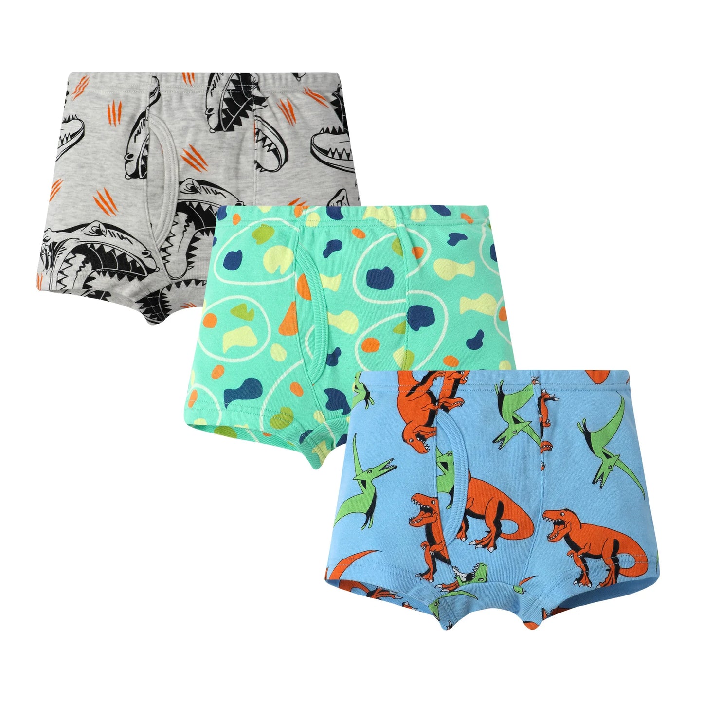 Sale New High Quality Boys Boxer Shorts Panties Kids children dinosaur car underwear 2-10years Old 3pcs/lot students