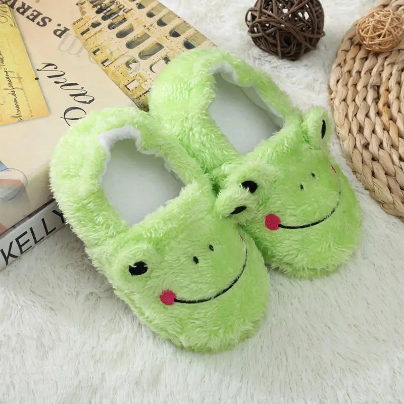 Winter Unicorn Slippers Kids Toddler Girl Flip Flop Baby Boys Fur Slides Cotton Indoor Shoes Warm Fluffy House Children Slipper