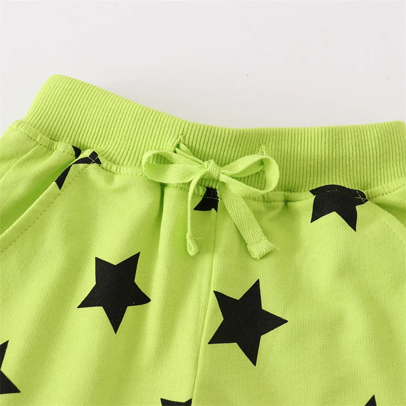 Zeebread Summer Boys Girls Shorts Drawstring Stars Print Toddler Trousers Short Pants Baby Clothes Hot Selling Kids Pant