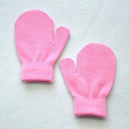 1pc Soft and Warm Kids Gloves for Winter Accessories Classic Design for 1-4 Year Olds Toddlers Baby Mittens