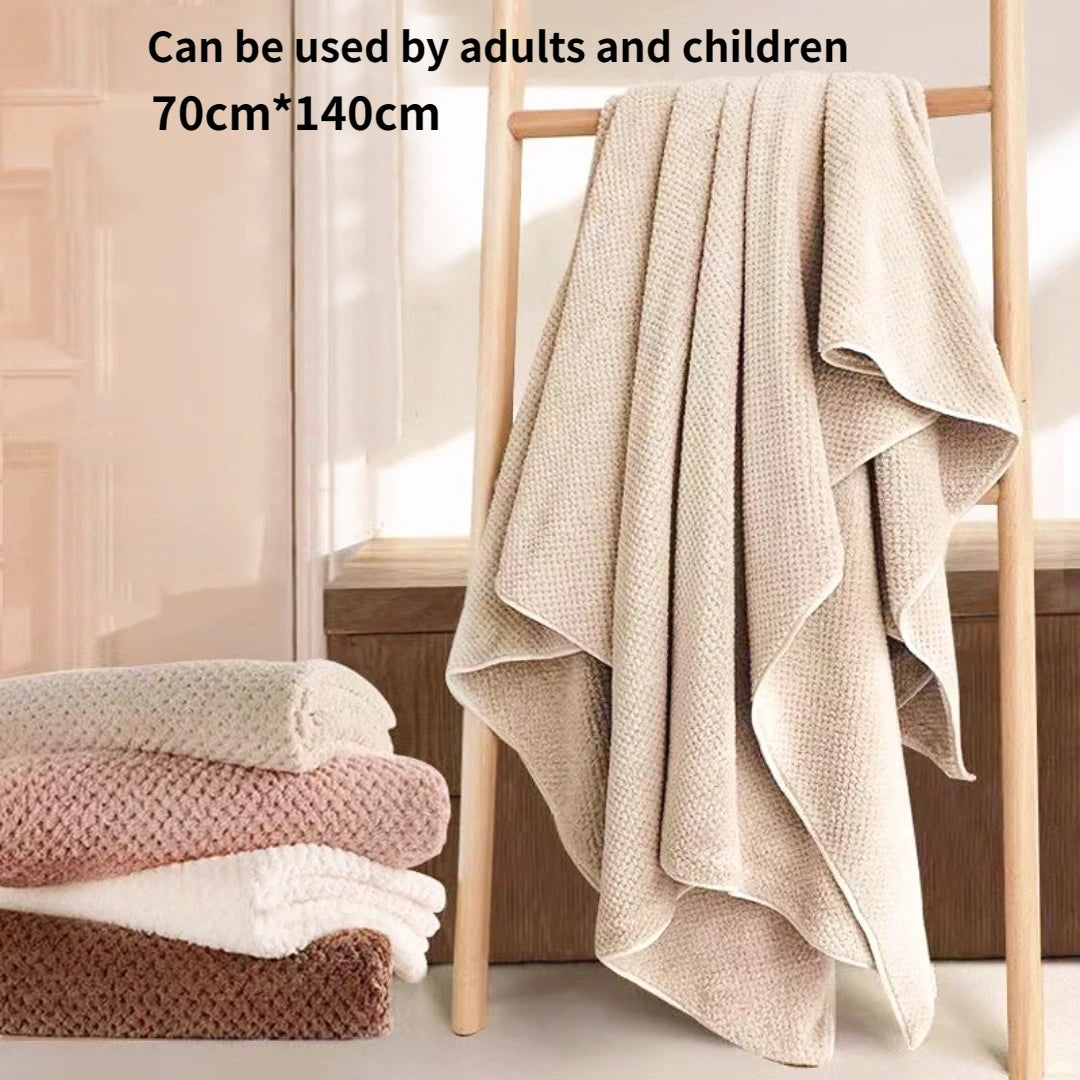 Baby bath towel, children's and adult large-sized bath towel, absorbent, soft and warm bath products