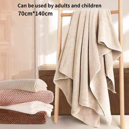 Baby bath towel, children's and adult large-sized bath towel, absorbent, soft and warm bath products