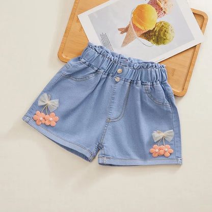 New Kids Baby Summer Cool Cute Denim Clothing Shorts Pants Clothes Fashion Children Girls Casual Short Trousers Casual Jeans