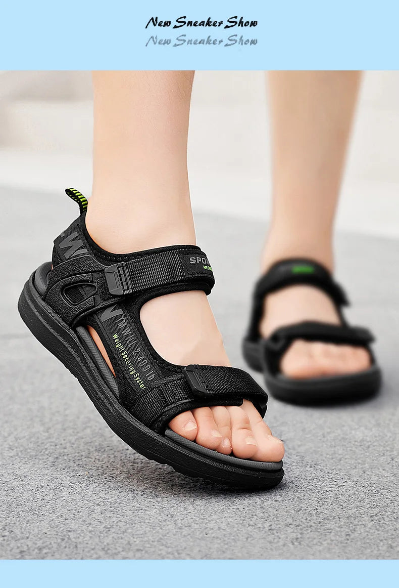 Children Girls Boys Sandals Children Beach Sandals New Non-slip Soft Bottom Breathable Boys Shoes Lightweight Kids Shoes