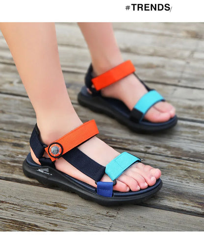 Hot Sale Summer Children Sandals Fashion Sneakers Boy Girls Outdoor Beach Shoes Kids Non-Slip Footwear Sandals