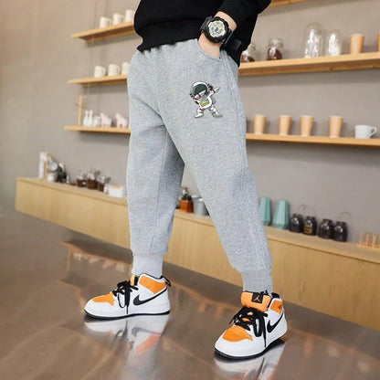 Fashion Unisex Kids Ramadan Trousers Boys Sweatpants Casual Pencil Pants Teens Clothes Loose Bottom Joggers