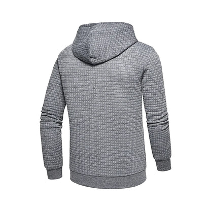 New men's hooded pullover fall casual Slim long-sleeved warm men's sweater knit sweater loose tops outdoor sports men's clothing