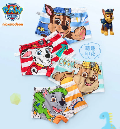 Genuine PAW Patrol Children's Underwear Boys Panties Kids Baby Briefs Cartoon Print Cotton Underwear Gift Comfortable breathable