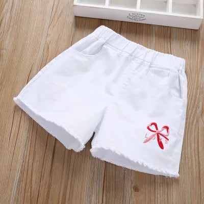 Girls Denim Shorts Teenagers Summer Lace Short Pants Kids Beach Clothes Children's Shorts For Teenage Girls