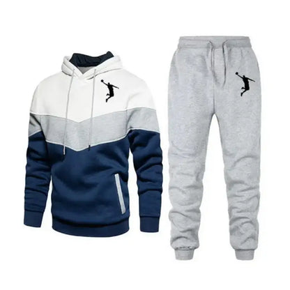 Hoodies Suits Men Two Piece Tracksuit Sweatshirt Sets Thick Sportswear Sport Suits Casual Sweatshirt And Sweatpants New Fashion