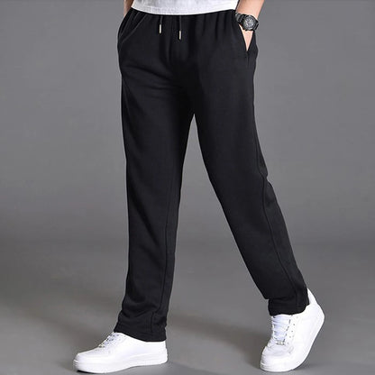 Spring Autumn Joggers Men Jogging Sweatpants Sportswear Knit Tracksuit Sports Pants Trousers Oversize Wide Leg Clothing