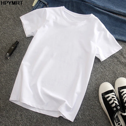 Casual Man Tshirt Summer White T Shirts hipster T-shirts Harajuku Comfortable Tee Shirt Men Tops Clothes Short Sleeve Male Top