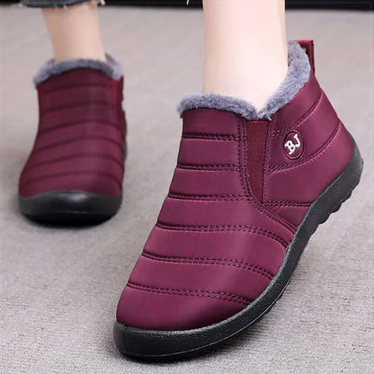 Shoes Winter Women's Sneaker Keep Warm Winter Sneakers For Women Shoes Lightweight Fur Vulcanize Shoes Winter Casual Sneakers