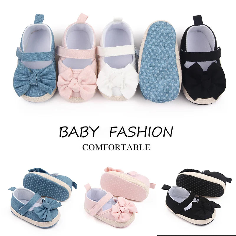 Baby Girl Princess Shoes Soft Cotton High Quality Multiplr Choices for Newborn Baby Girls 0-12 Months 2023 Baby New Fashion