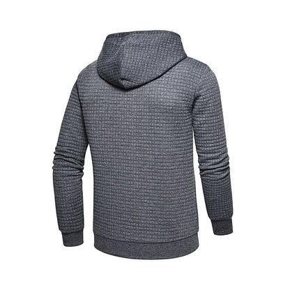 New men's hooded pullover fall casual Slim long-sleeved warm men's sweater knit sweater loose tops outdoor sports men's clothing