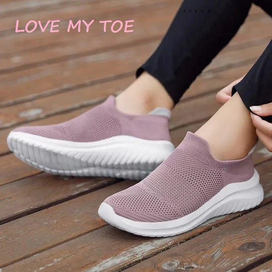 2024 Trend Couple Casual Lover Soft Elastic Socks Air Mesh Breathable Sport Women Shoes Colorful Sneakers Platform Plus Size 45