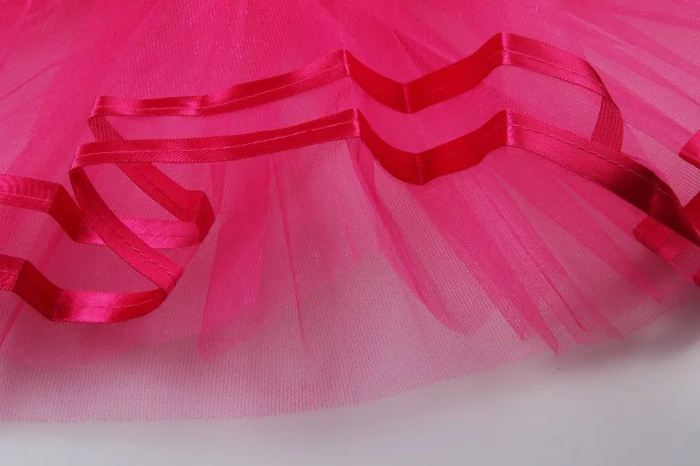 Baby Girl Tutu Skirt Cute Kids Princess Tulle Skirts Summer Children Party Ribbon Skirt Girls Dance Pettiskirt