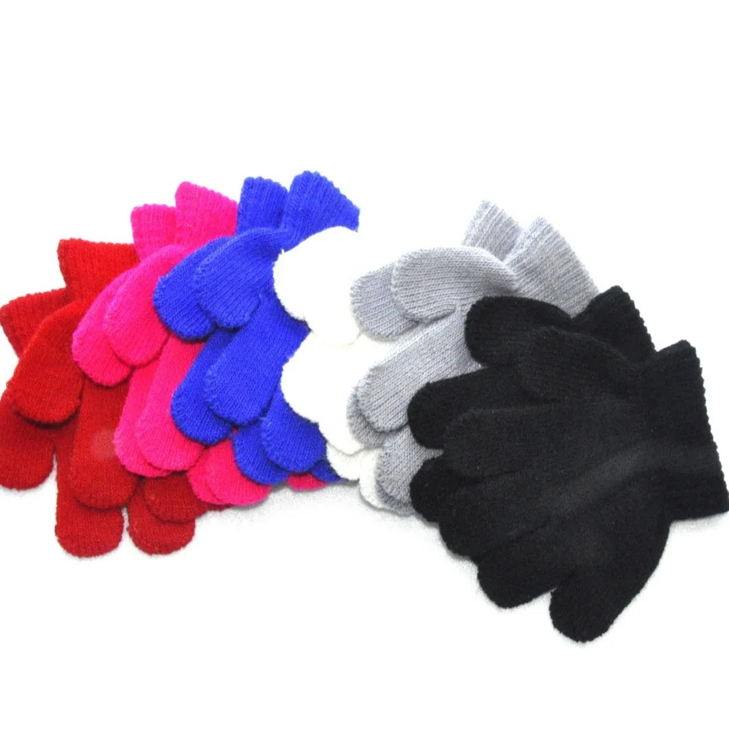 1-3 Year Old Baby Winter Warm Gloves for Toddlers Soft and Comfortable Knitted Mittens for Kids