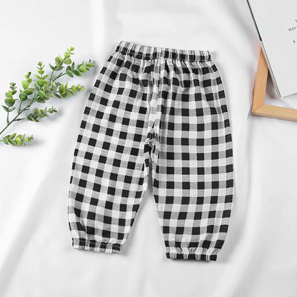 Summer New Style Children's Cotton Anti- Mosquito Pants for Boys and Girls Thin Loose Casual Bloomers for Boys and Girls KF052