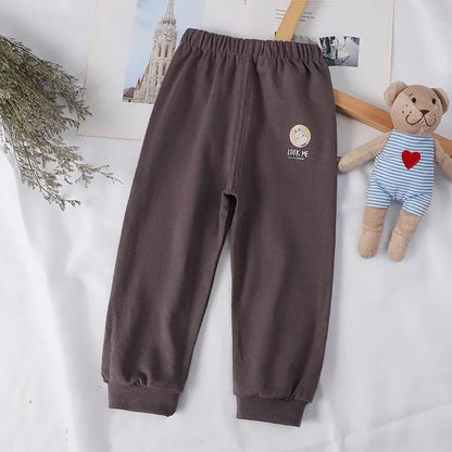 Cotton Children Pants 1 2 3 4 5 Years Baby Boys Girls Leisure Sport Pants Kids Trousers Toddler Sweatpants Dropshipping