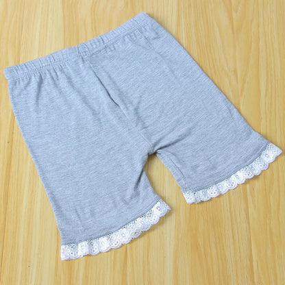 Summer Girls Shorts Baby Soft Modal Safety Panties Children Pants For 3-10Years Old Baby Clothes Girl Lace Underwear Boxer Short