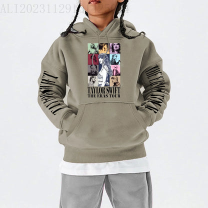 Fashionable children's hoodies, new hoodies for boys and girls, trendy designs for children, Taylor printed hoodies