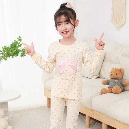 Baby Boys Pajamas Autumn Long Sleeved Children's Clothing Sleepwear Teen Pajama Cotton Pyjamas Sets for Kids 6 8 10 12 14 Years