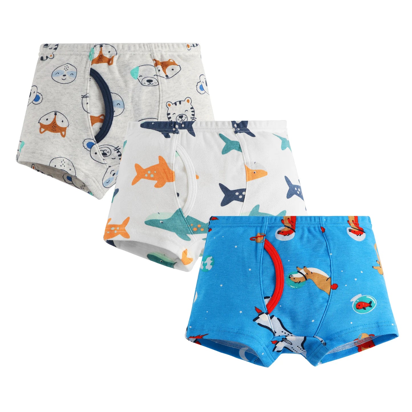 Sale New High Quality Boys Boxer Shorts Panties Kids children dinosaur car underwear 2-10years Old 3pcs/lot students