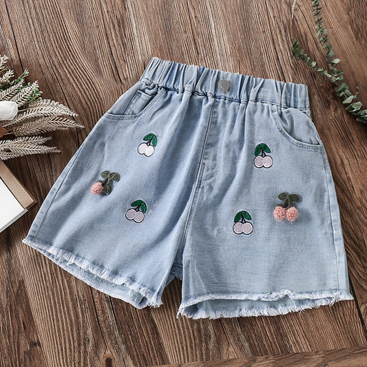 Summer Denim Shorts for Girls Pants Teenagers Trousers Short Jeans Children Clothes Baby Kids Vestidos 6 7 8 9 10 11 12 13 Years