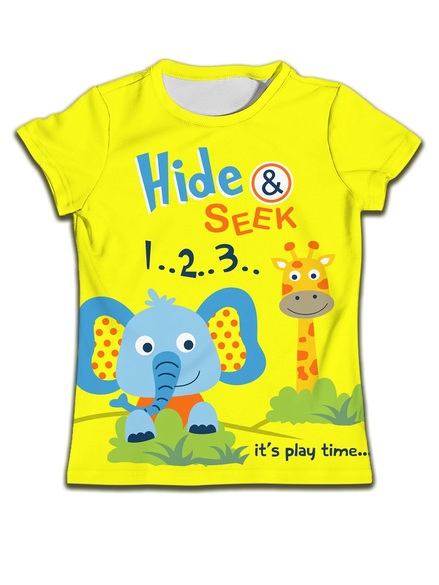 New Boys Short Sleeve T-shirt for Kids Clothing Girl Dinosaur Paradise Graphic Shirts Girls Items Cartoon Blue Baby Boy Clothes