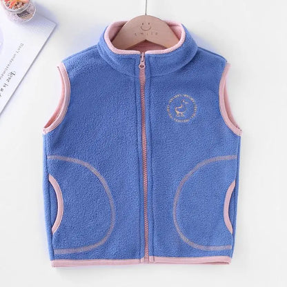 Brand Windproof Hooded Zip Full Fleece Child Coat Thicken Double Fleece Boys Jackets Kids Outfits Children Outerwear 2-14 Years