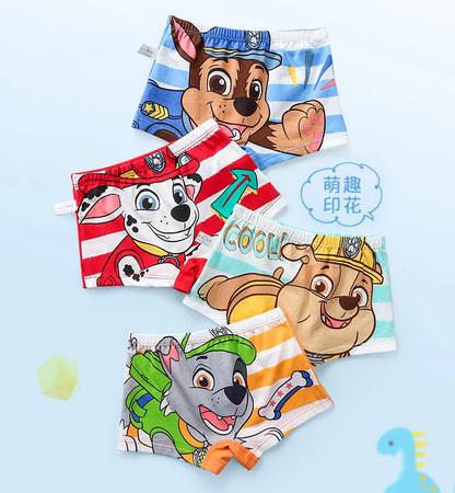 Genuine PAW Patrol Children's Underwear Boys Panties Kids Baby Briefs Cartoon Print Cotton Underwear Gift Comfortable breathable