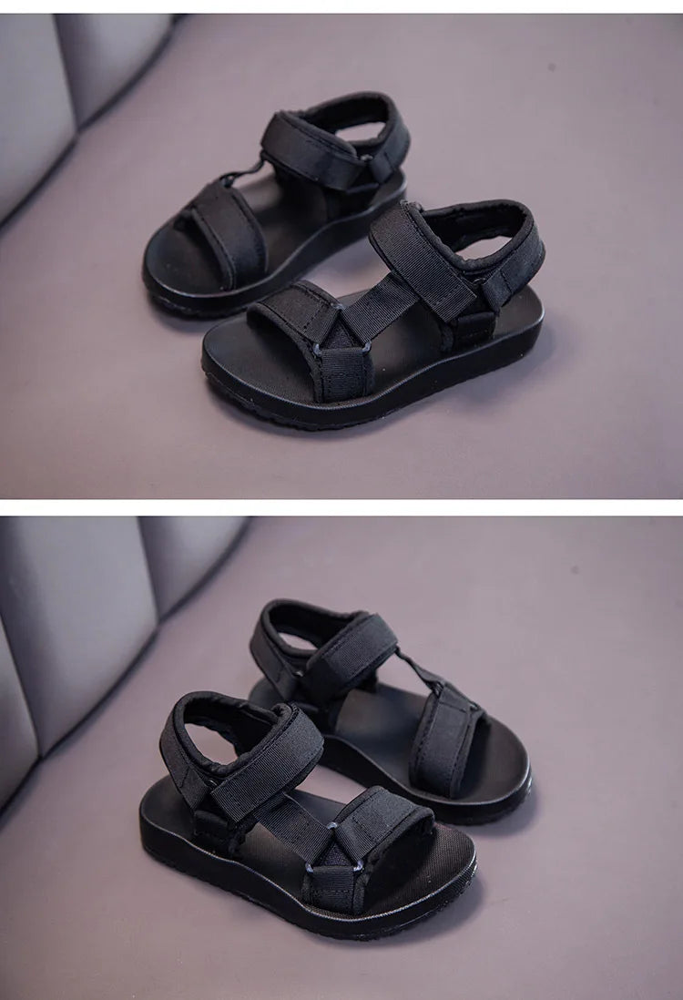 2021 Summer Boys Sandals Casual Children Kids Shoes Rubber School  Breathable Open ToeBoy Beach Sandal