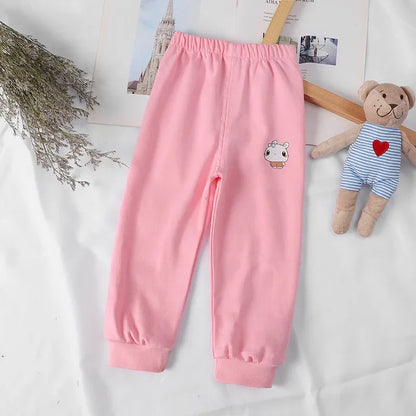 Cotton Children Pants 1 2 3 4 5 Years Baby Boys Girls Leisure Sport Pants Kids Trousers Toddler Sweatpants Dropshipping