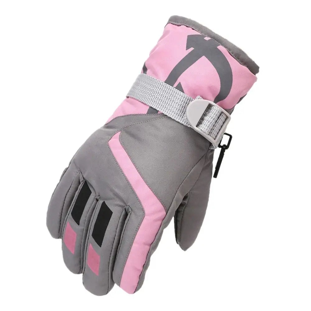 Boy Girls Ski Snowboard Windproof Gloves Children Kids Winter Snow Warm Gloves Waterproof Thicken Keep Warm Winter Must