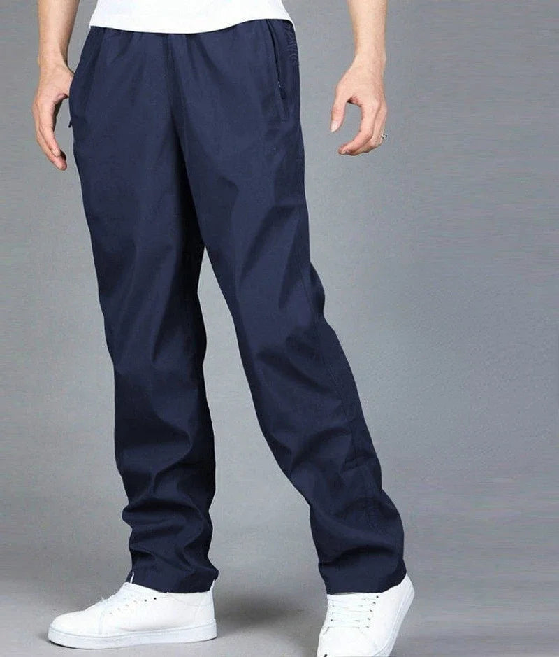 Men's Pants Sweatpant Quick Dry Breathable Pants Spring Sports Trouser Elastic Waist Straight Wide Joggers Running Tracksuit Men