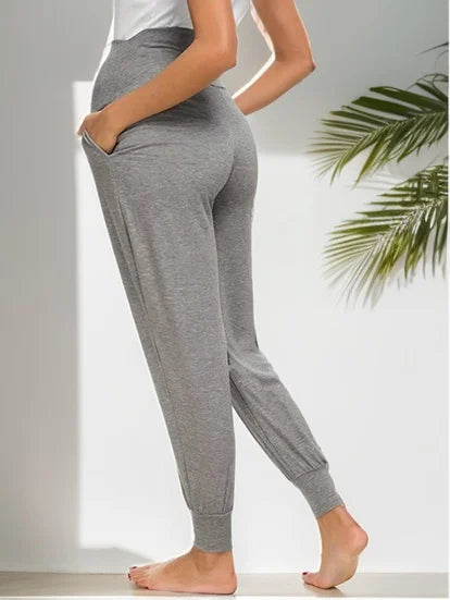 Women's European and American maternity pants, maternity pants, casual home sports pants