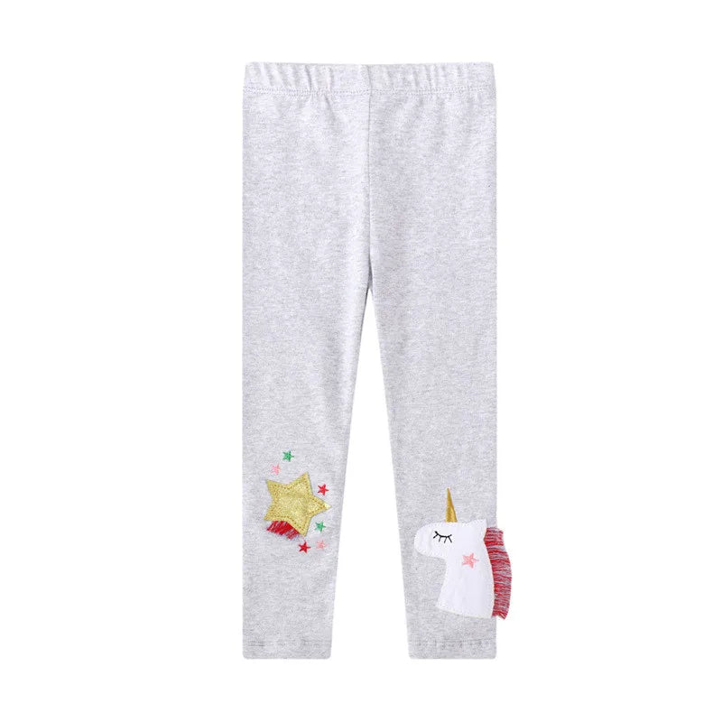 Jumping Meters 2-7T Striped Bee Girls Fairy Tale Children's Leggings Pants Hot Selling Kids Skinny Trousers Full Pencil Pants