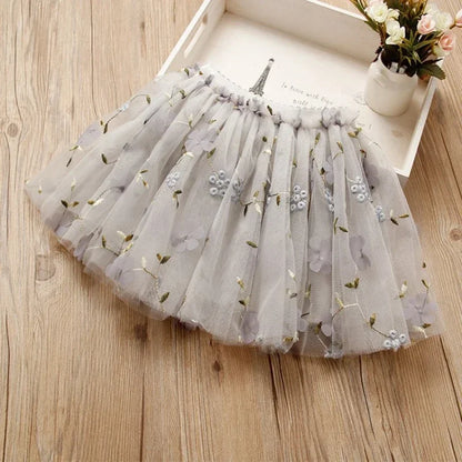 Baby Girls Skirt Toddler Kids Fluffy Dancing Skirts Gauze Short Dress 2024 Children's Fashion Party Costume Clothing