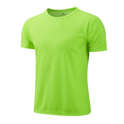 Summer t Shirt For Men Casual White t-Shirts Man Short Sleeve Top Breathable Tees Quick Dry Gym Shirt Soccer Jersey Male Clothes