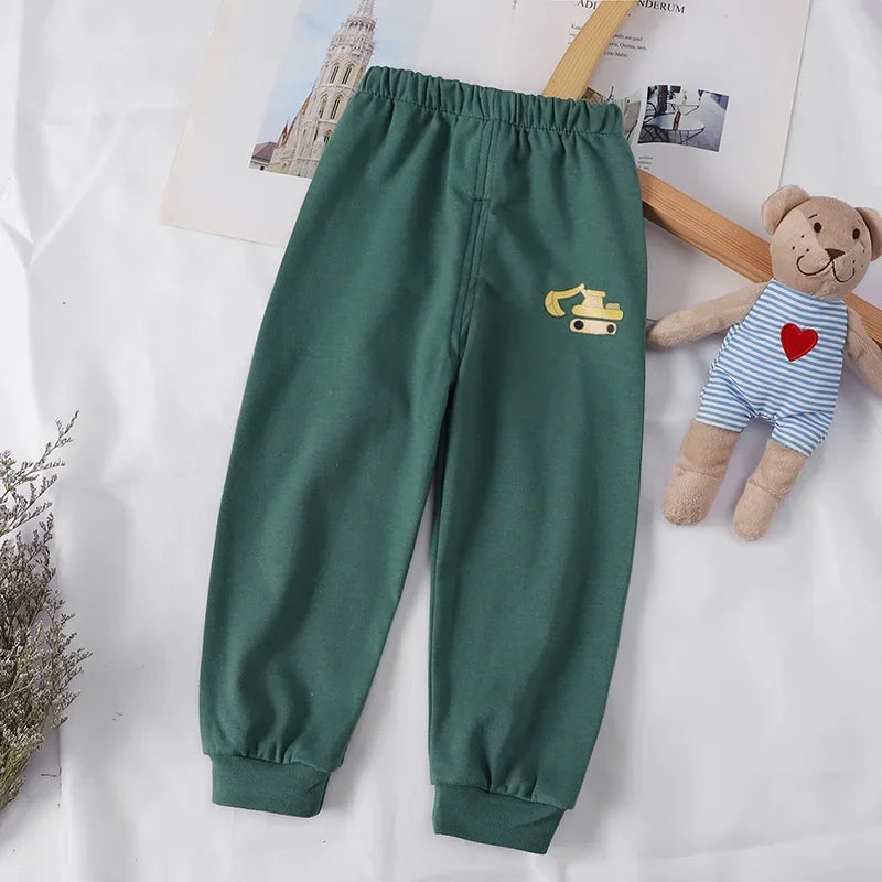 Cotton Children Pants 1 2 3 4 5 Years Baby Boys Girls Leisure Sport Pants Kids Trousers Toddler Sweatpants Dropshipping