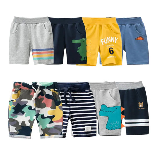 2023 New Fashion Summer Children Shorts Cotton For Boys Short Toddler Panties Kids Beach Short Casual Sports Pants Baby Boys