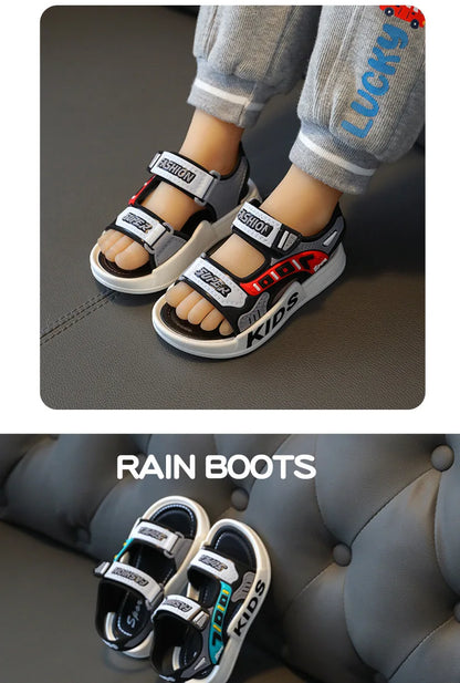 Breathable Sport Sandals Summer Sandals for Boys Casual Beach Shoe Comfortable Soft Sole Kids Shoes Fashion Non-slip Sandalias