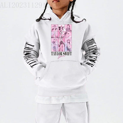 Fashionable children's hoodies, new hoodies for boys and girls, trendy designs for children, Taylor printed hoodies