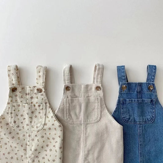 Children Clothing Set Autumn&Spring New Kid Romper Denim Jumpsuit for Newborn Baby Sleeveless Bodysuits for Toddler Boys&Girls